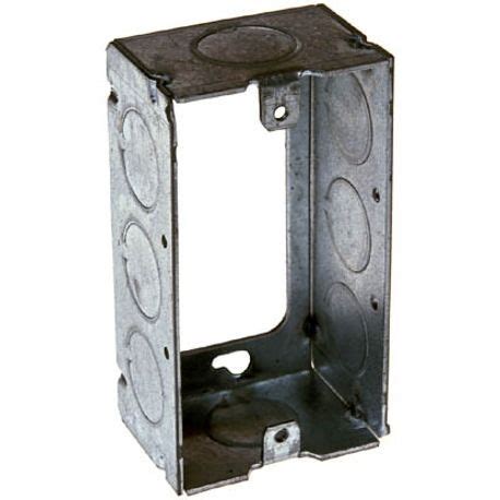 receptacle metal box 11.5 cu in|RACO 653 Utility Box, 1 Gang, 11.5 Cu.